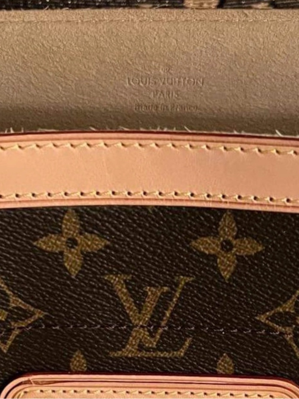 Louis Vuitton Beverly Monogram Shoulder Bag in Brown and Tan with Gold Hardware - Picture 15 of 15
